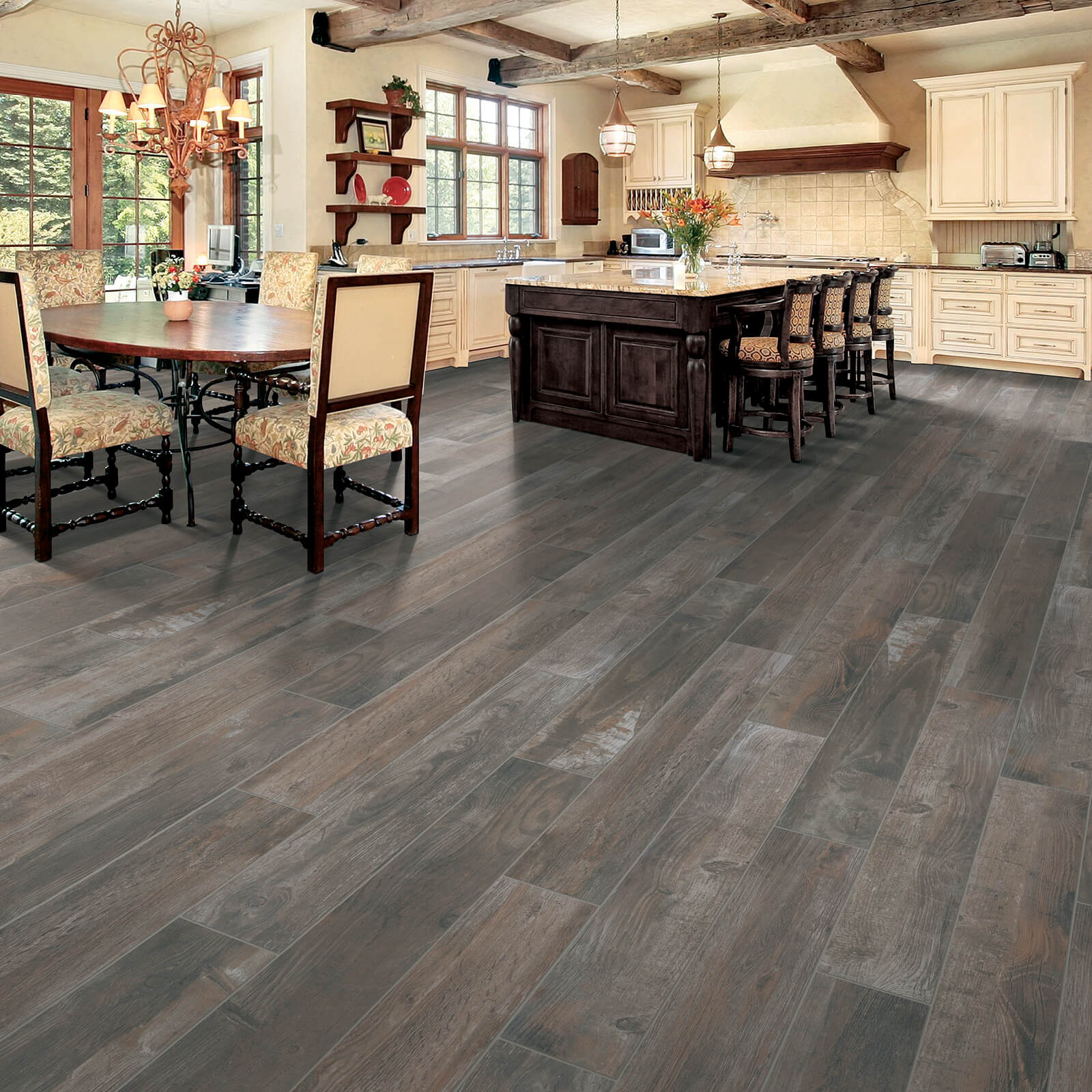 Dark hardwood flooring | Bobs Discount Carpet Inc
